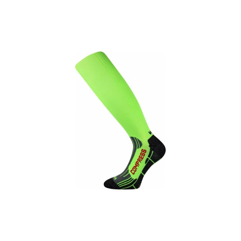 Bežecké kompresné podkolienky VOXX Flex-neon green 1