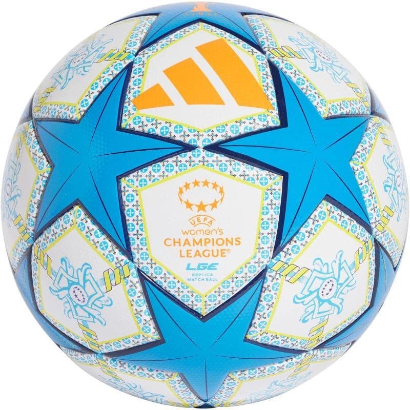 Futbalová lopta ADIDAS UWCL LGE WHITE ORANGE NGTSKY  2