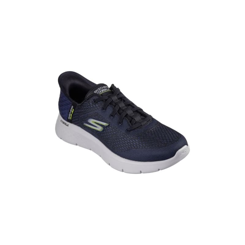 Pánska rekreačná obuv SKECHERS Go Walk Flex New World Slip-Ins navy lime 1