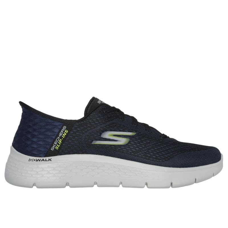 Pánska rekreačná obuv SKECHERS Go Walk Flex New World Slip-Ins navy lime 2
