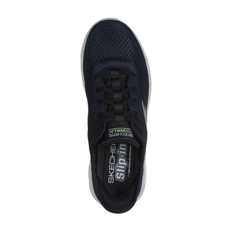 Pánska rekreačná obuv SKECHERS Go Walk Flex New World Slip-Ins navy lime 4