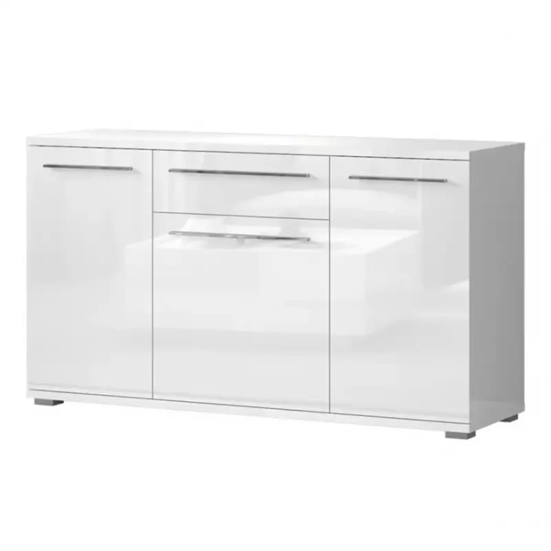 Komoda Piano K150-3K1F/PN-70/KA/70 lakované crystal white 1