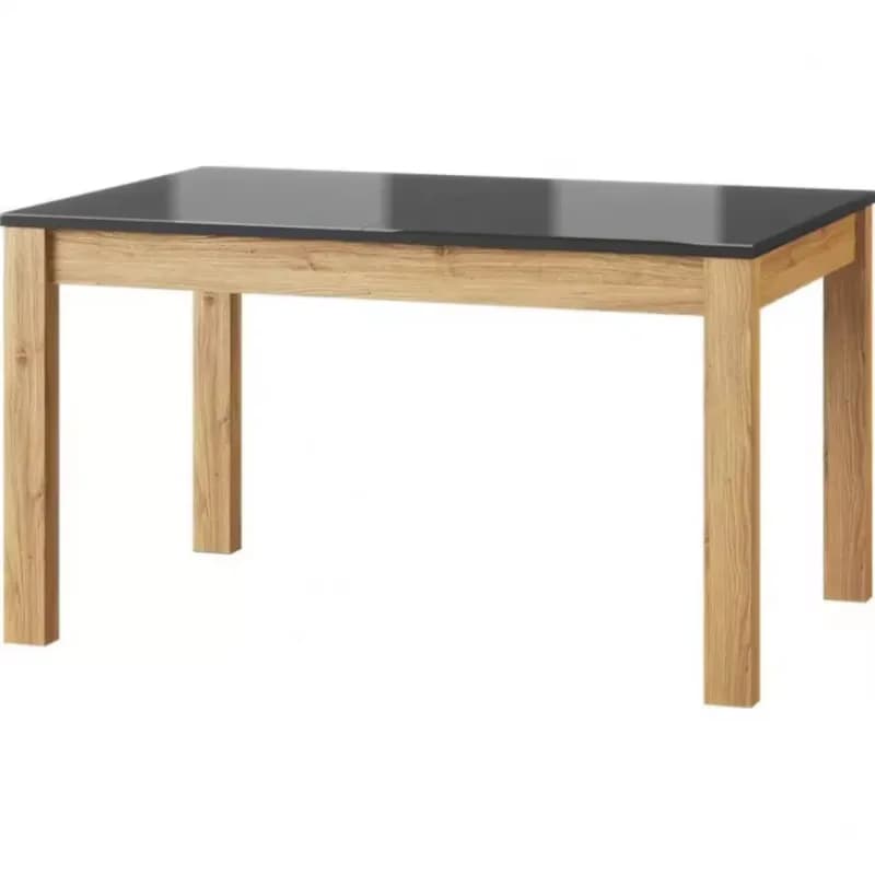 Rozkladací stôl Kama 136/210x90cm dub camargue/čierna mat 1