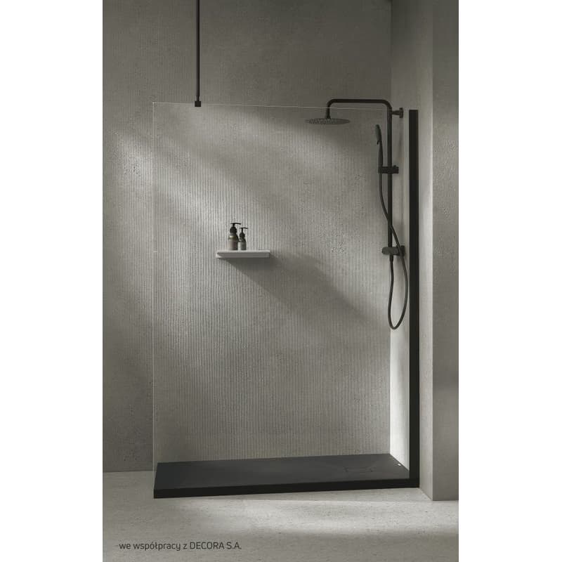DEANTE - Correo nero Granitová sprchová vanička, obdĺžniková, 120x70 cm KQR_N73B 2