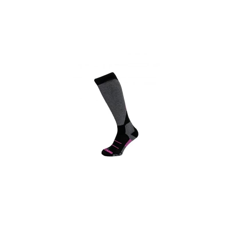 Lyžiarske podkolienky (ponožky) BLIZZARD Wool Sport ski socks, black pink