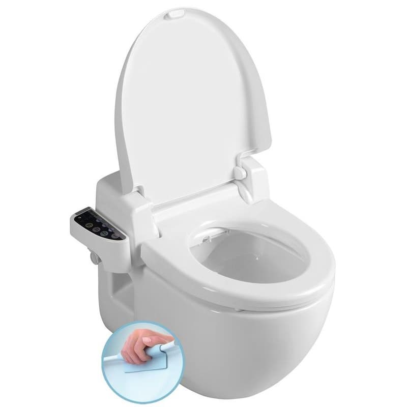 SAPHO - BRILLA závesné WC s elektronickým bidetom BLOOMING NB-R770D-1