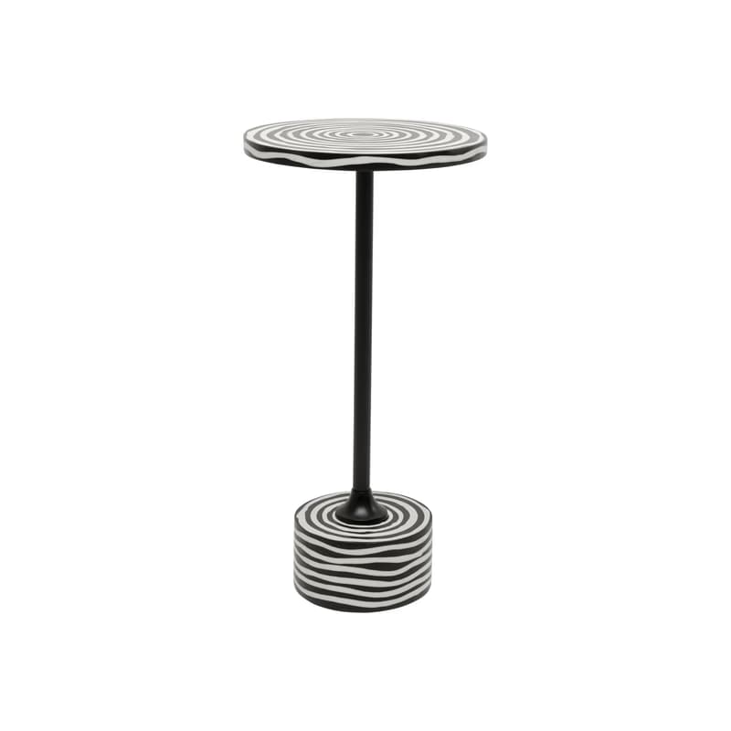 Príručný stolík Domero Swirl čierny Ø25cm 1