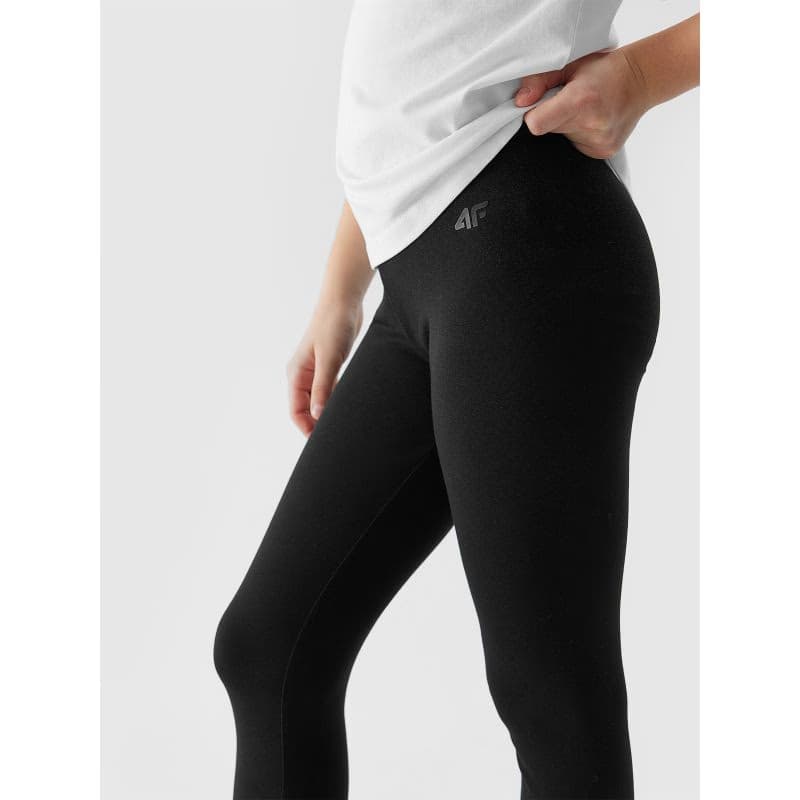 Dievčenské legíny 4F JUNIOR TIGHTS-JWSS24TTIGF130-20S-DEEP BLACK 6