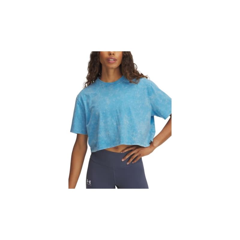 Dámske tričko s krátkym rukávom UNDER ARMOUR UA Rival Wash SS-BLU