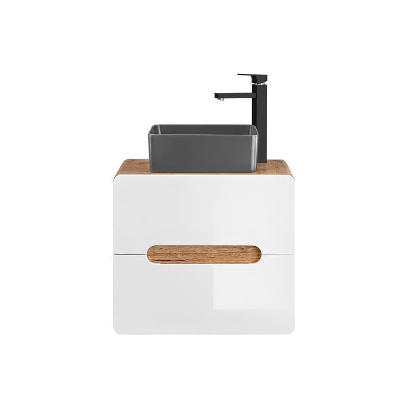 ArtCom Keramické umývadlo UM-6276 SLIM 1 | sivý mat 40 cm 3