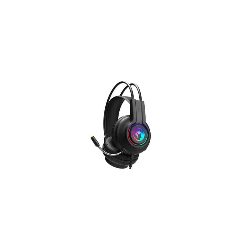 Marvo HG8935 sluchátka s mikrofónom, káblové, čierna, podsvietená, USB 3