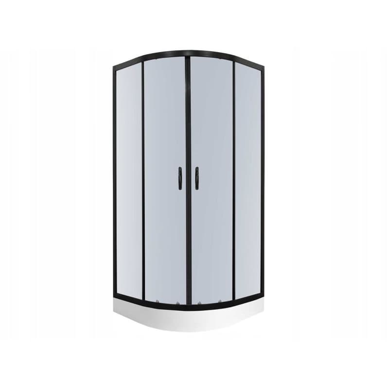KERRA - Sprchová kabína Tiara 90x90 štvrťkruh s vaničkou 5907548112552 1