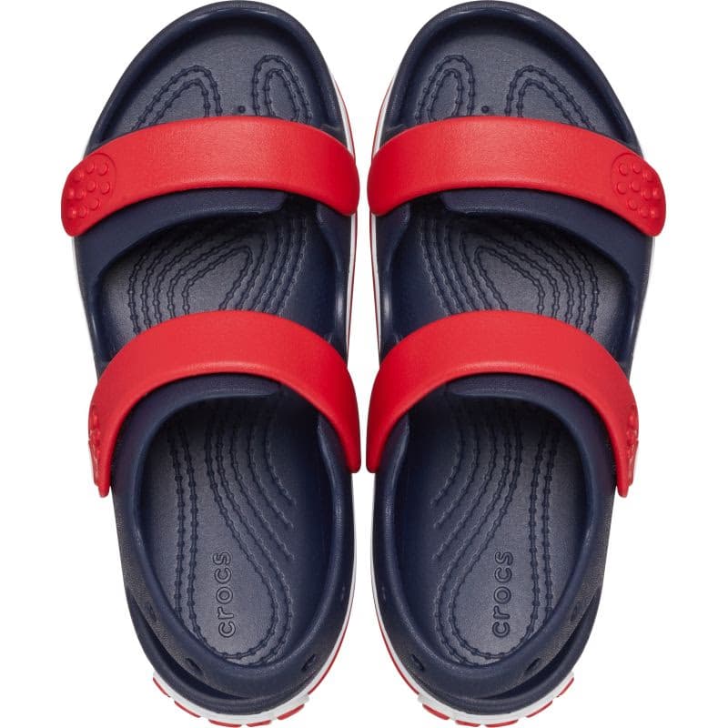 Chlapčenské sandále CROCS Crocband Cruiser Sandal T navy varsity red 4