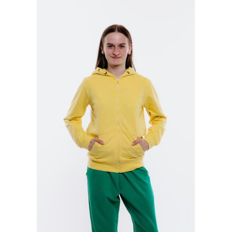 Dievčenská mikina so zipsom AUTHORITY H-TEEN ZIP G yellow 2