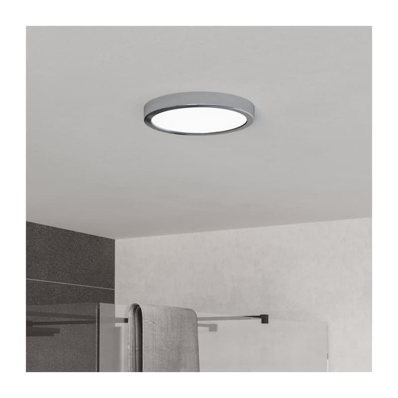 Eglo 901763 - LED kúpeľňové stropné svietidlo FUEVA LED/11,5W/230V pr.21,1cm IP44 chróm 901763 1