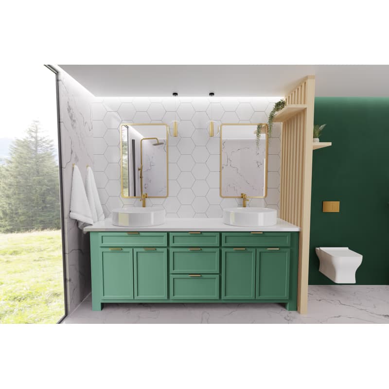 INVENA - Sprchový stĺp GLAMOUR TREND s batériou, zlato AU-05-B09-V 3