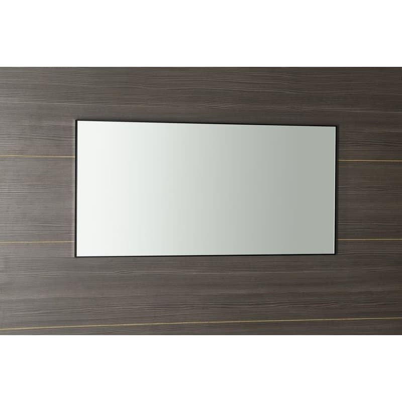 SAPHO - AROWANA zrkadlo v ráme, 100x50cm, čierna mat AWB1050 2
