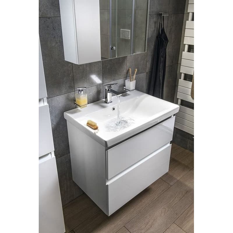 AQUALINE - ALTAIR umývadlová skrinka 67x60x45cm, biela AI270 5