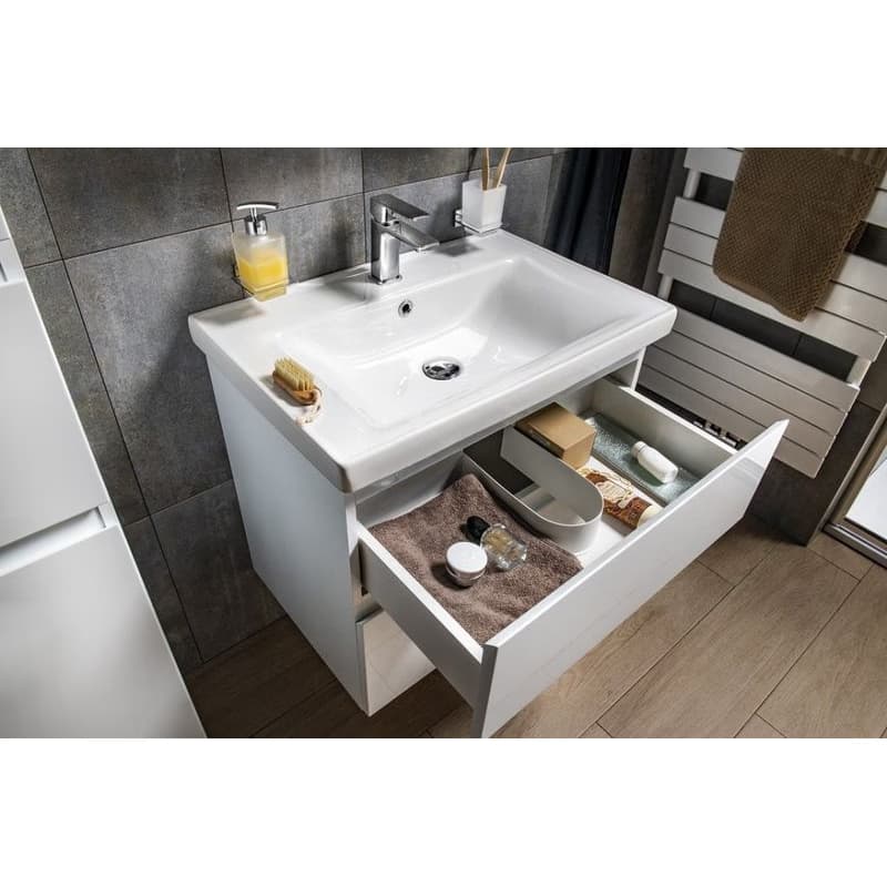 AQUALINE - ALTAIR umývadlová skrinka 67x60x45cm, biela AI270 6