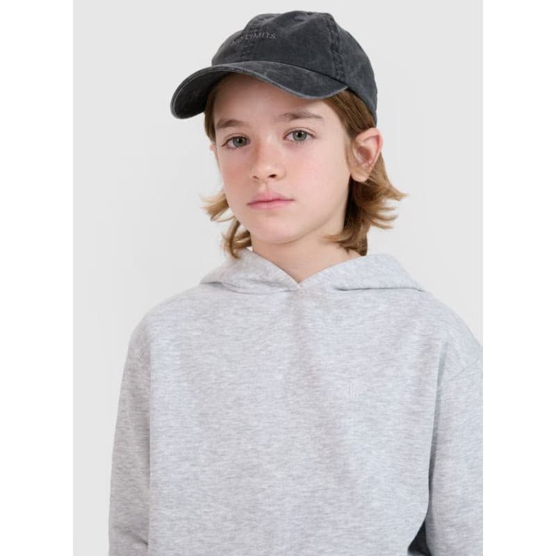 Chlapčenská mikina so zipsom 4F JUNIOR SWEATSHIRT-JWMM00TSWSM1860-25M-GREY 2