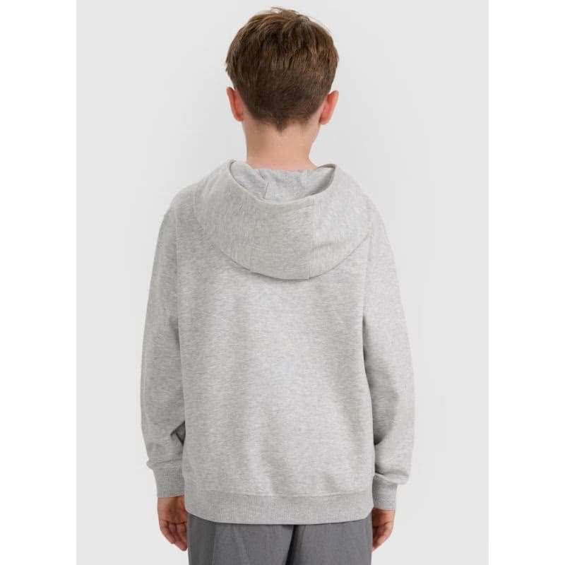 Chlapčenská mikina so zipsom 4F JUNIOR SWEATSHIRT-JWMM00TSWSM1860-25M-GREY 3