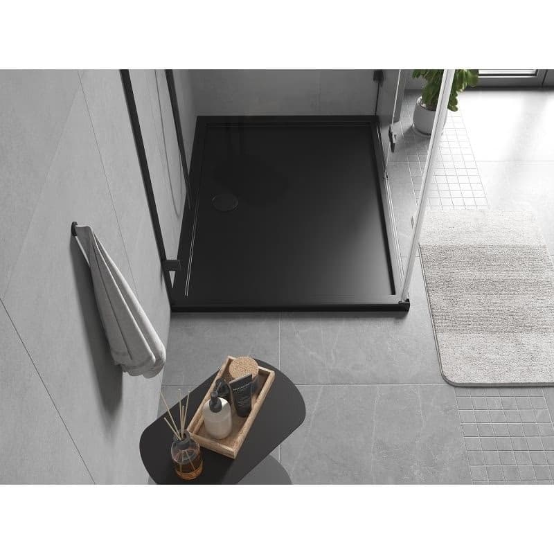 MEXEN - Flow sprchová vanička obdĺžniková slim 85 x 95, čierna mat 46R708595 5