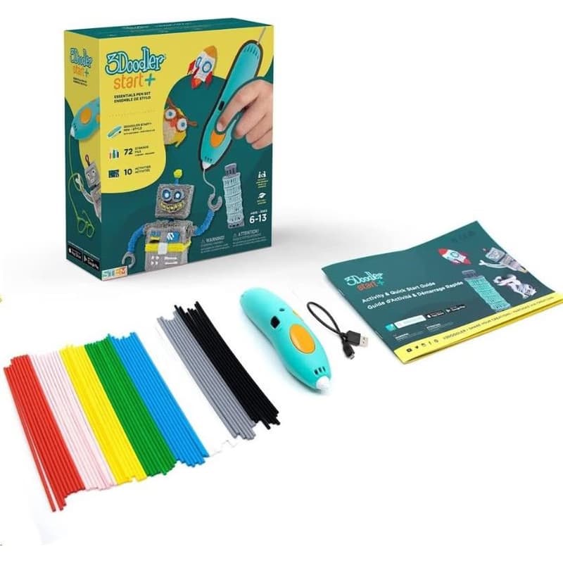3Doodler 3D Pero Start+ a 72 náplní + 12 šablón 2