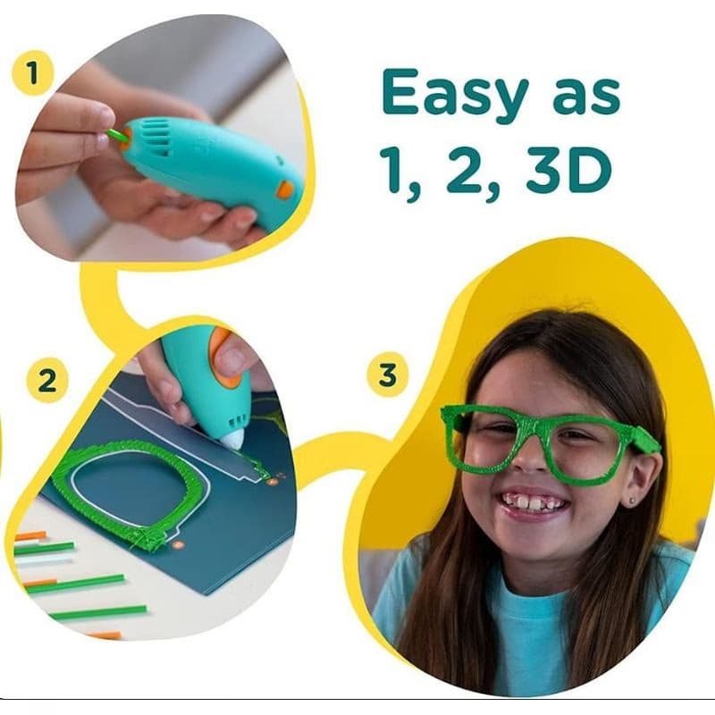 3Doodler 3D Pero Start+ a 72 náplní + 12 šablón 5