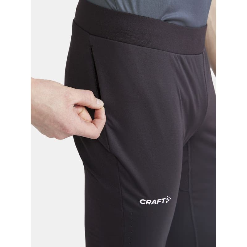 Pánske bežecké zateplené legíny CRAFT ADV ESSENCE WARM WIND TIGHTS 2 M-992000-Slate 5