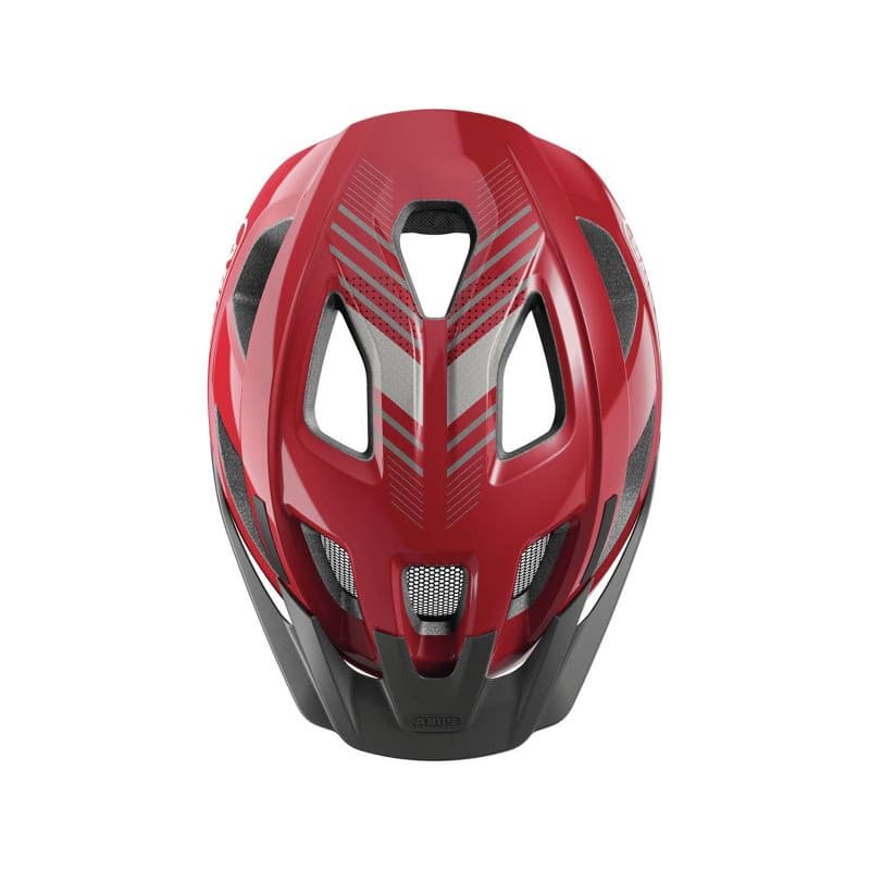 Cyklistická prilba ABUS Aduro 3.0 blaze red 4