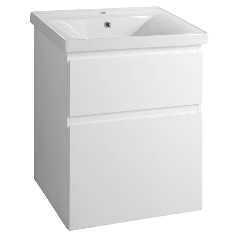AQUALINE - SAVA 60 keramcké umývadlo nábytkové 60x46cm, biela 2060 4