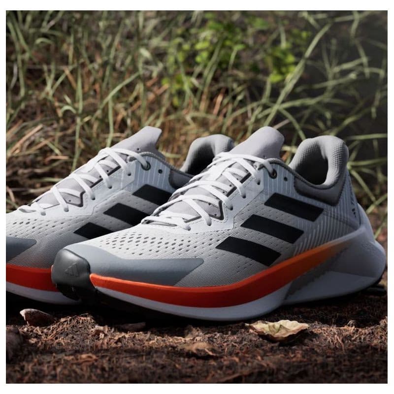 Pánska bežecká trailová obuv ADIDAS Terrex Soulstride Flow M dash grey carbon semi impact orange 2