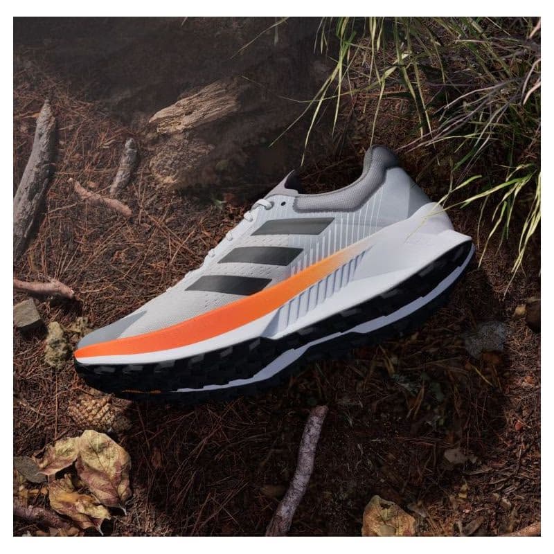 Pánska bežecká trailová obuv ADIDAS Terrex Soulstride Flow M dash grey carbon semi impact orange 3