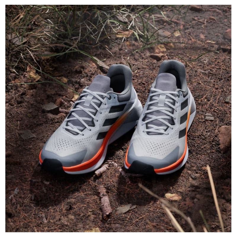 Pánska bežecká trailová obuv ADIDAS Terrex Soulstride Flow M dash grey carbon semi impact orange 5