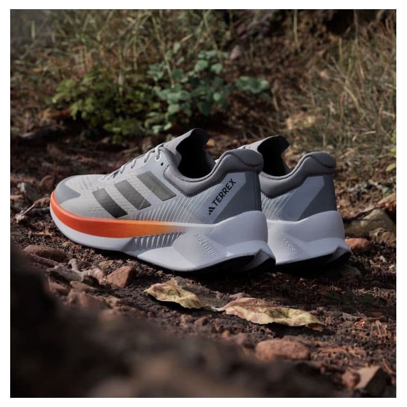 Pánska bežecká trailová obuv ADIDAS Terrex Soulstride Flow M dash grey carbon semi impact orange 6