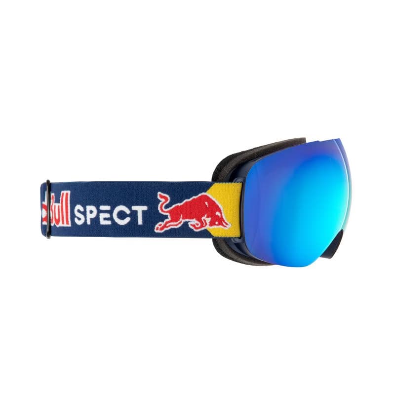 Lyžiarske okuliare RED BULL SPECT BENT-03BL3, blue ice blue snow - red with blue mirror, S.3 3