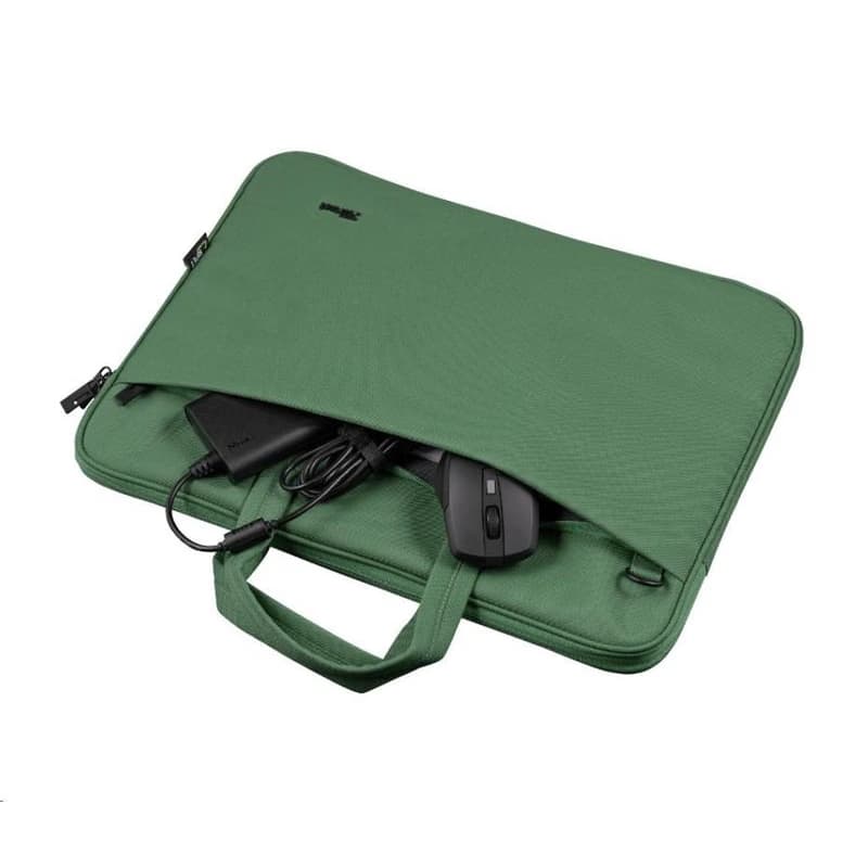 TRUST Puzdro na notebook 16" Bologna Slim Laptop Bag Eco, zelená 2