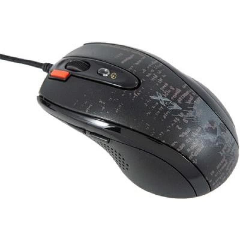 A4tech F5, V-Track herná myš, až 3000DPI, pamäť 160kB, 7 tlačidiel, USB, čierna 4