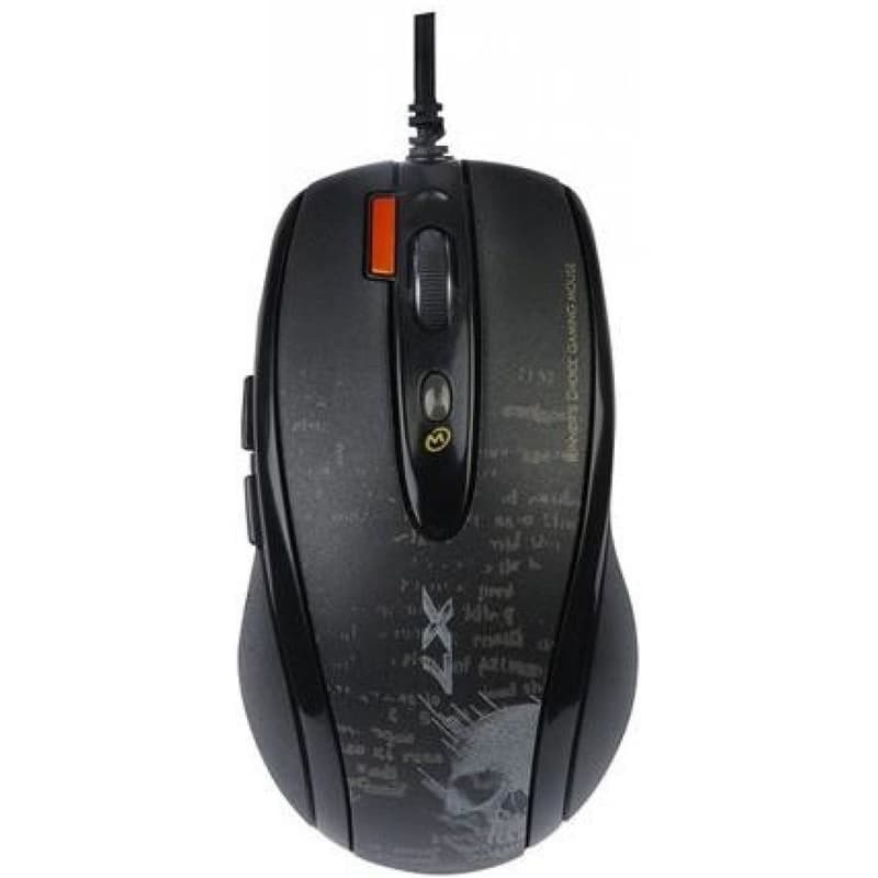 A4tech F5, V-Track herná myš, až 3000DPI, pamäť 160kB, 7 tlačidiel, USB, čierna 5