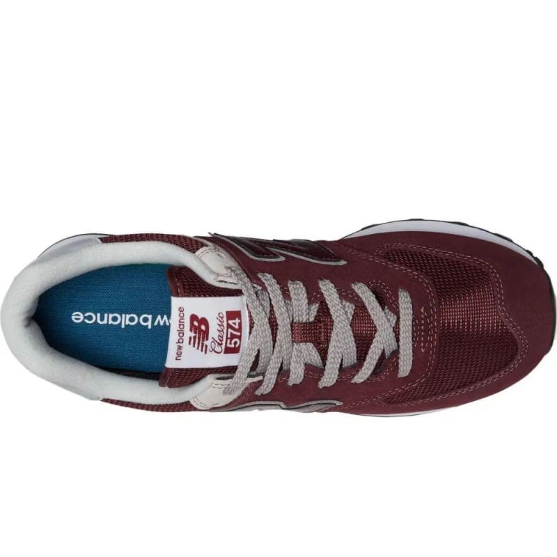 Pánska rekreačná obuv NEW BALANCE ML574EVM M burgundy 4