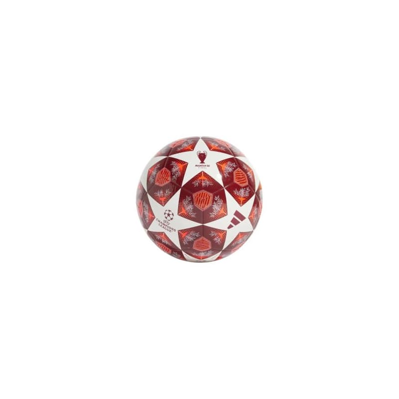 Futbalová lopta ADIDAS UCL CLB WHITE SOLRED CBURGU 1