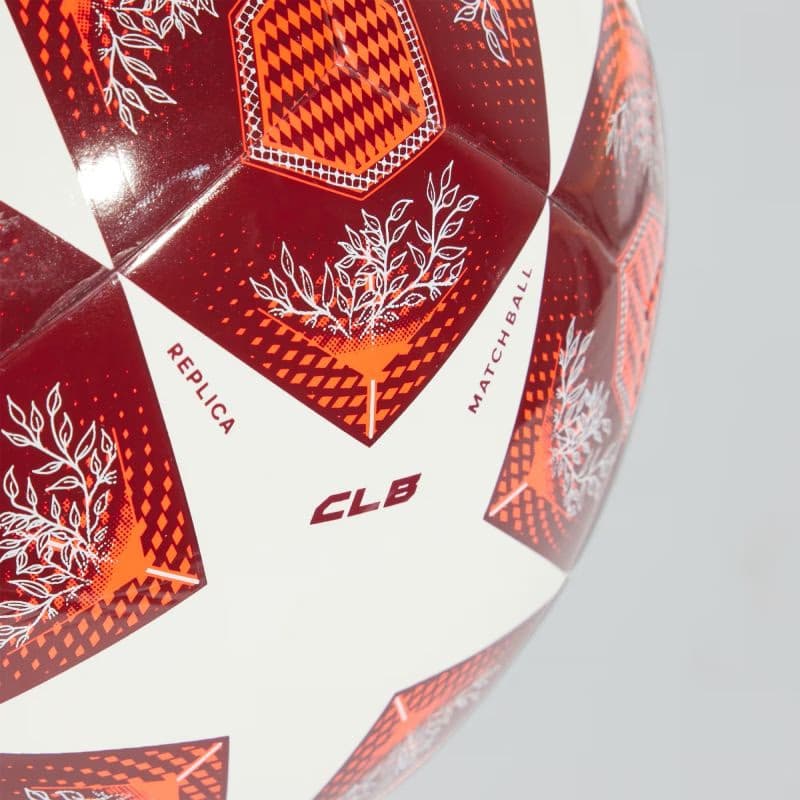 Futbalová lopta ADIDAS UCL CLB WHITE SOLRED CBURGU 4