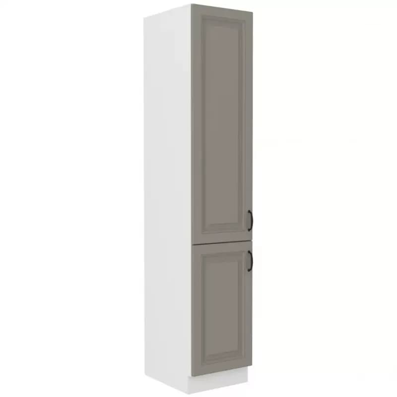 Kuchynská skrinka Stilo claygrey/biely 40dk/210 2f 1