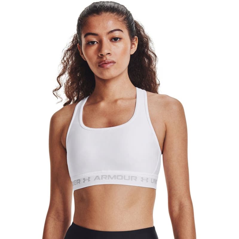 Dámska tréningová športová podprsenka UNDER ARMOUR Crossback Mid Bra-WHT 4