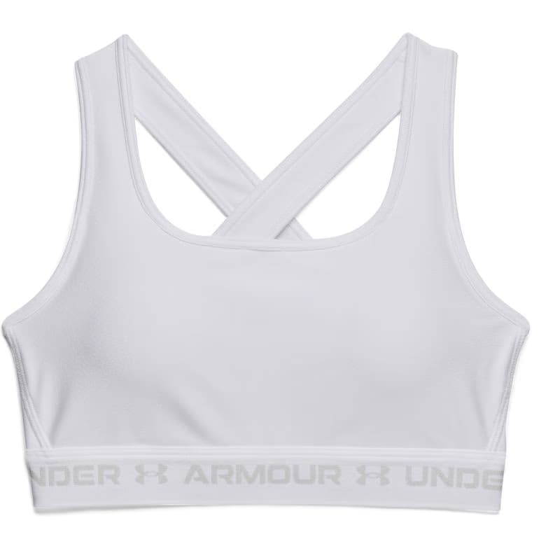 Dámska tréningová športová podprsenka UNDER ARMOUR Crossback Mid Bra-WHT 6