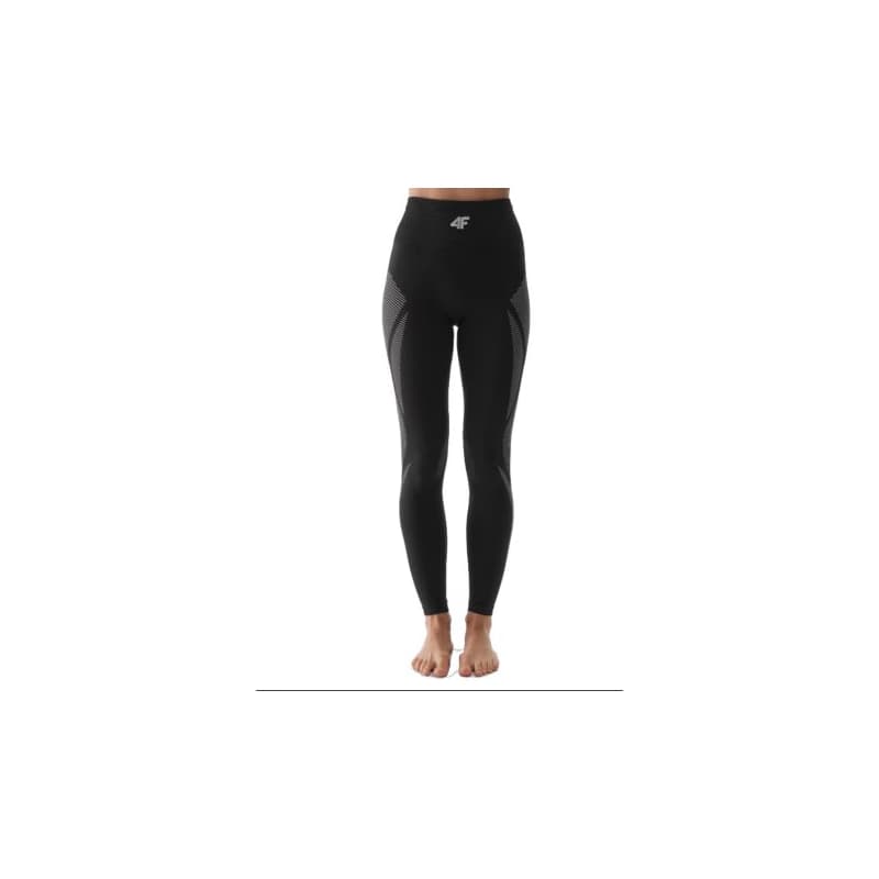 Dámske termo nohavice 4F SEAMLESS UNDERWEAR-WAW24USEAF159-20S-DEEP BLACK 1