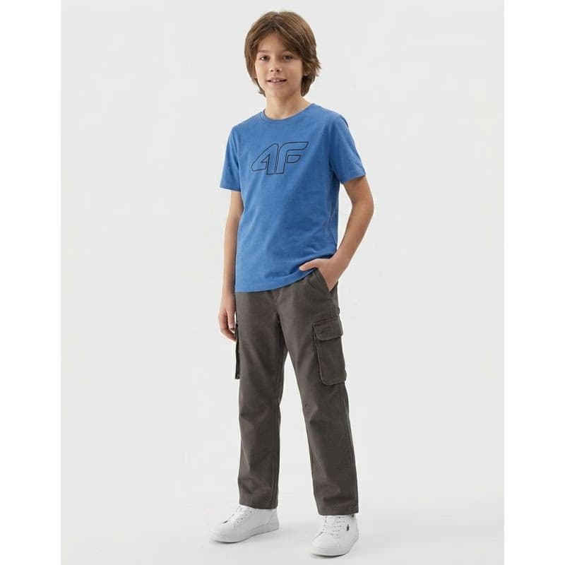 Chlapčenské tričko s krátkym rukávom 4F JUNIOR TSHIRT M3007-32S-DENIM 2