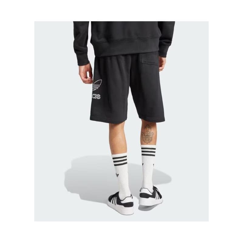 Pánske teplákové kraťasy ADIDAS ORIGINALS TREF SHORT BLACK 4