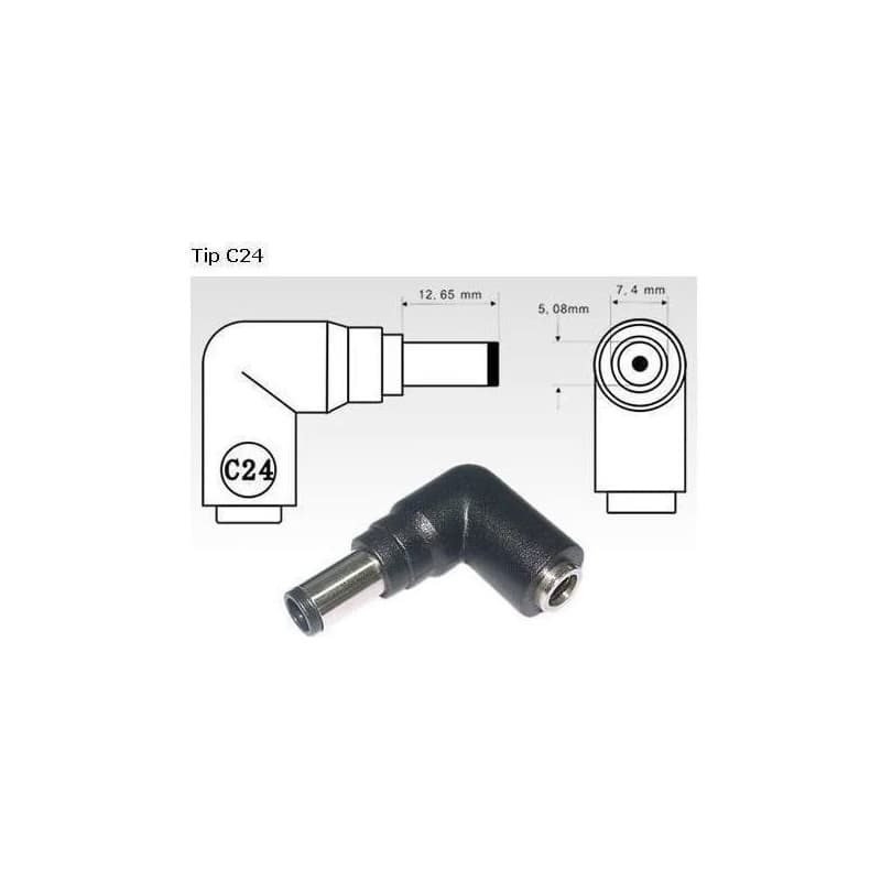 AVACOM nabíjací Jack pre Notebooky C24 (7, 4mm x 5, 1mm pin) pre HP/Compaq 2