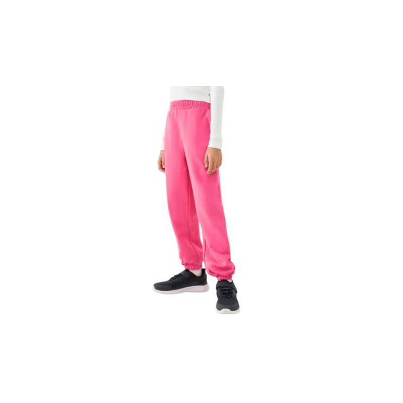 Dievčenské tepláky 4F JUNIOR TROUSERS CAS F0950-54S-PINK